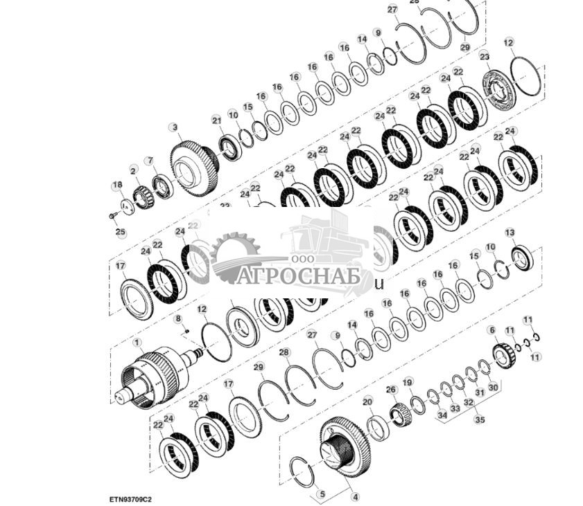Вал, 3-я ступень, узел муфты - ST770626 436.jpg